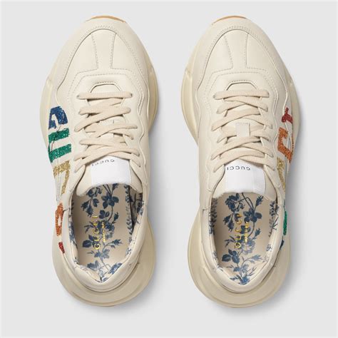 cheap gucci glitter sneakers|Gucci rhyton sneakers cheap.